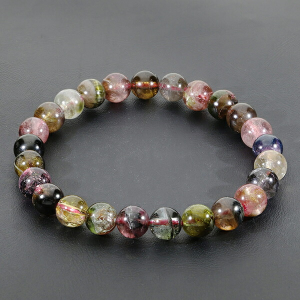 楽天市場】トルマリン ブレスレット 7mm 16cm レディースS サイズ 10月