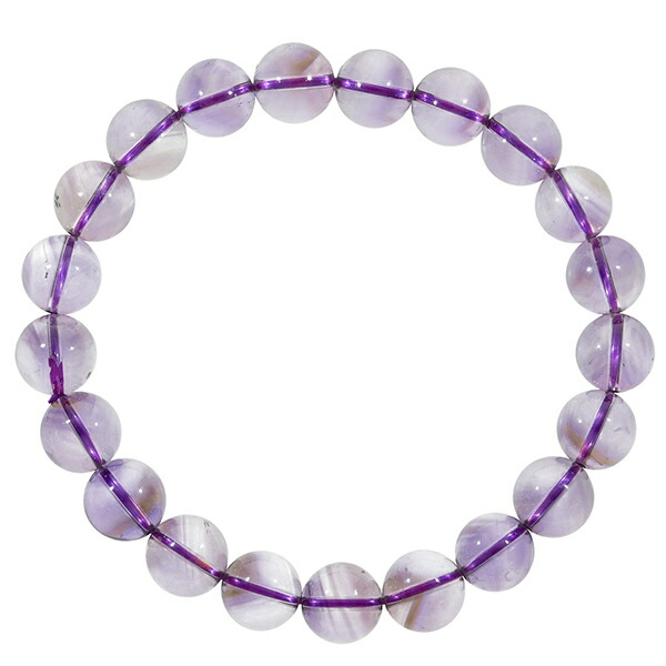 楽天市場】ファントムアメジスト ブレスレット 9.3mm 18cm メンズM