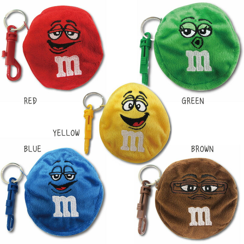 楽天市場】m&m's エムアンドエムズ COIN CASE コインケース RED,GREEN