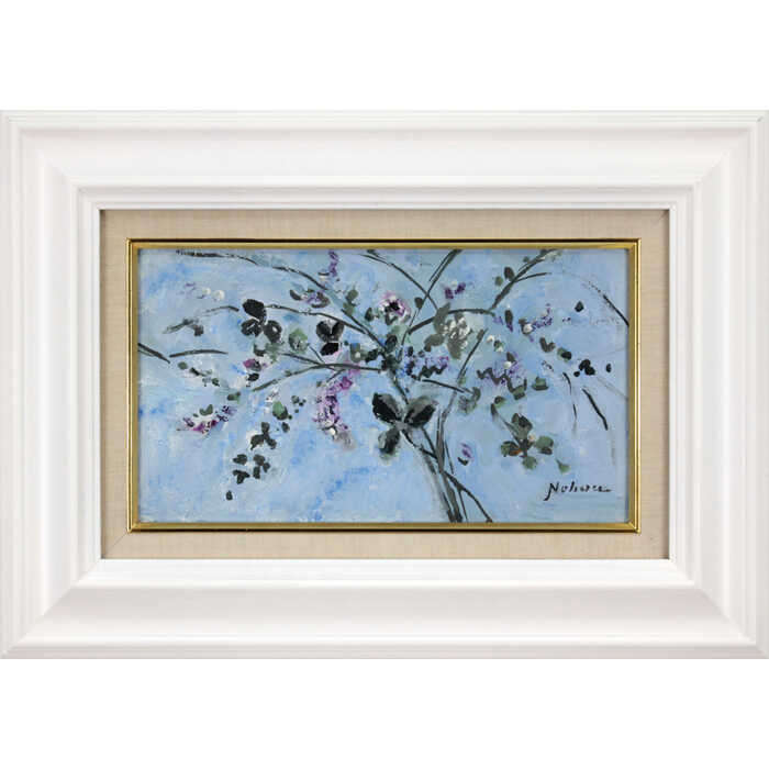 楽天市場】絵画 八木伸子 油絵・油彩画 『萩』 植物 花 葉 秋 優しい