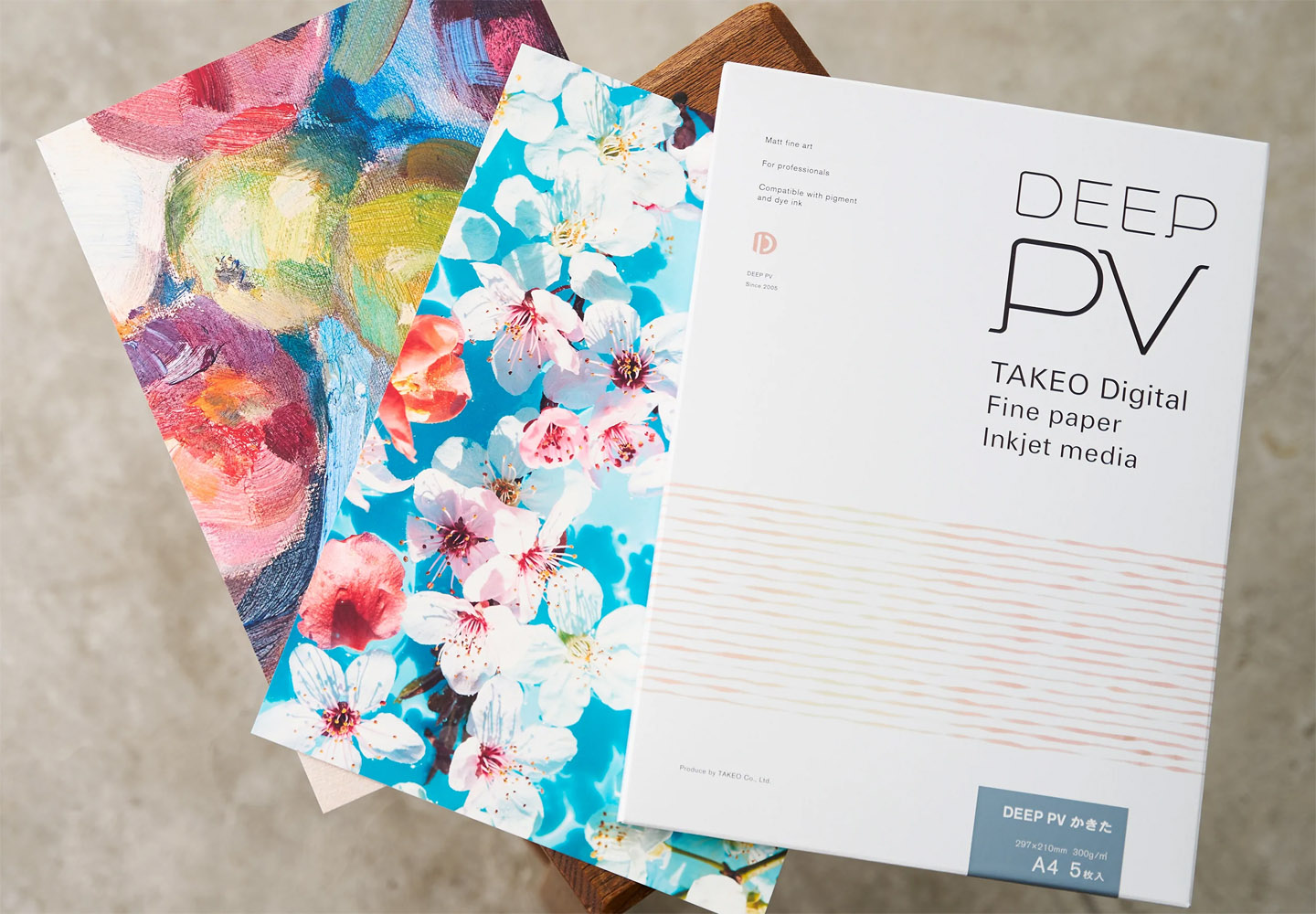 楽天市場】竹尾｜TAKEO インクジェット専用 高級写真用紙DEEP PV 波光