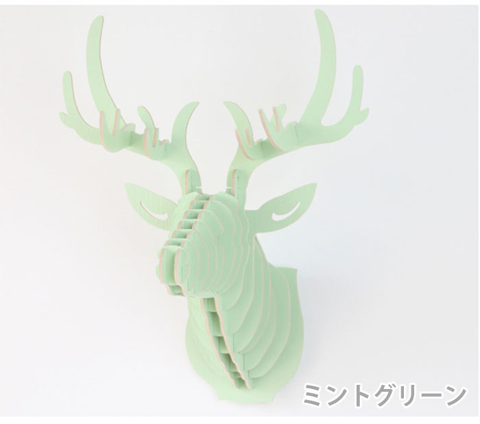 楽天市場】インテリア 鹿 シカ 木製 壁に掛ける 北欧インテリア 動物