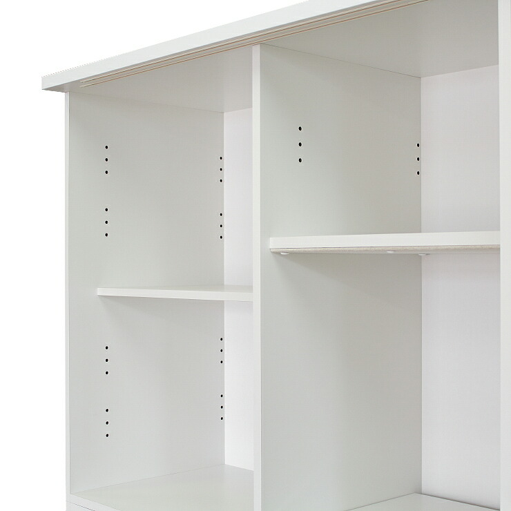 楽天市場】【設置無料】食器棚 完成品 約幅120cm ホワイト 白 引き戸