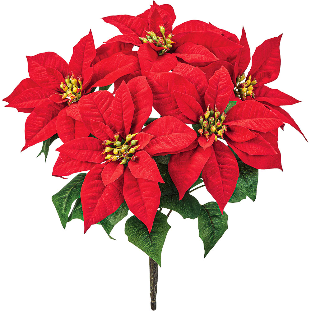楽天市場】ポインセチア 造花 おしゃれ 人気 リアル アーティ