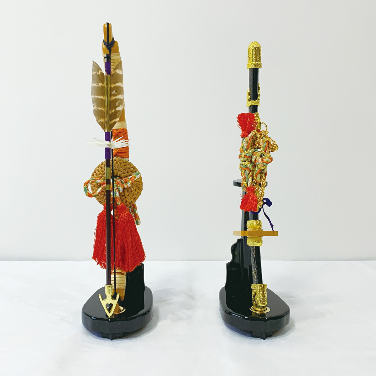 楽天市場】【在庫限り】五月人形 兜飾りのお道具【弓太刀セット 丹誠9