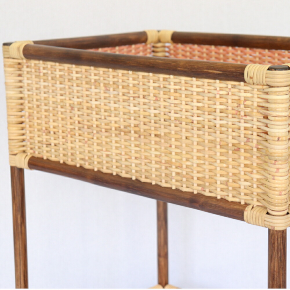 楽天市場】ラタン ランドリーラック 籐 ランドリー収納 脱衣かご 籐