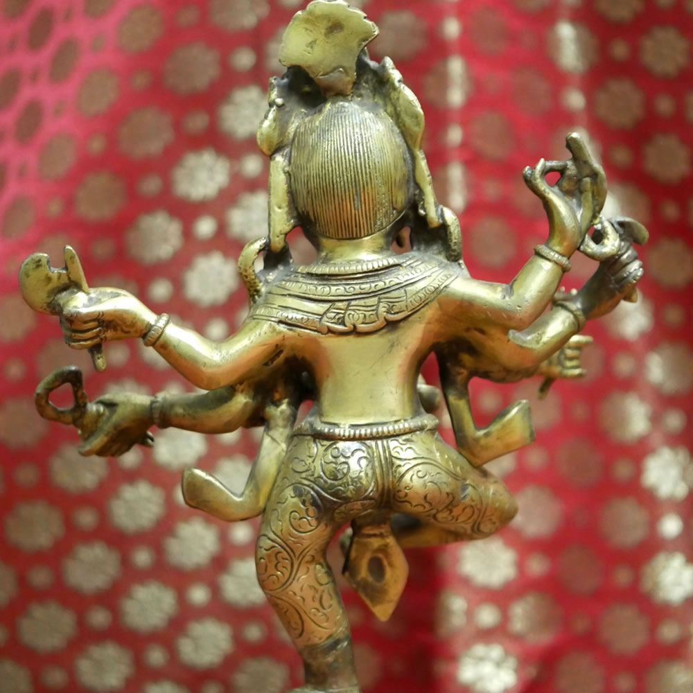 楽天市場】インドの神様ガネーシャの置物 真鍮製の大きなガネーシャ