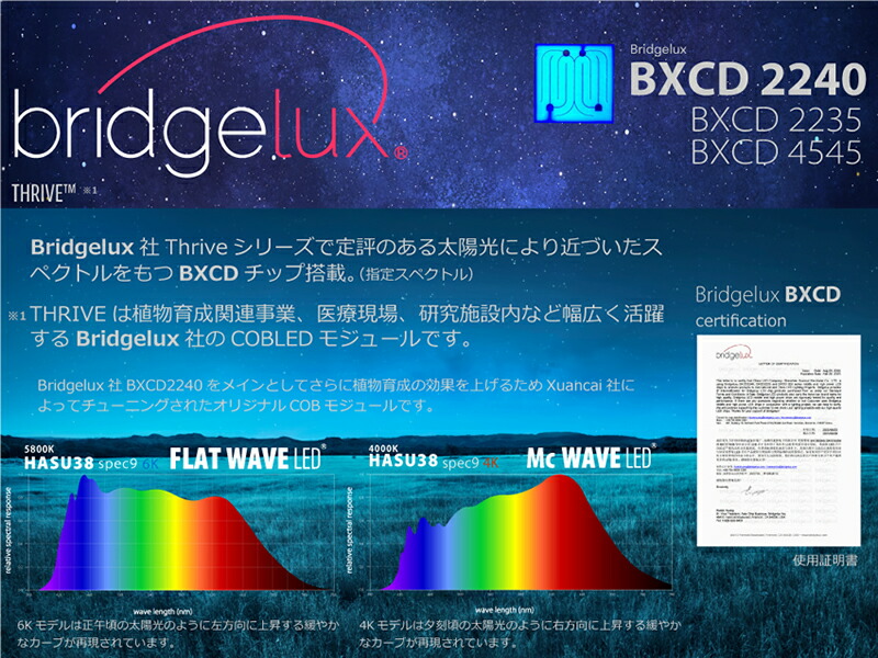 楽天市場】HaruDesign 植物育成ライト GL-A 6K FtW ブラックボディ
