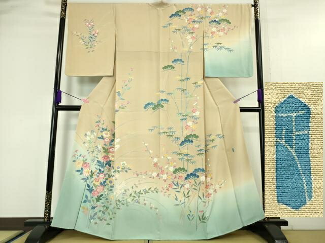 楽天市場】平和屋本店□極上 本加賀友禅作家 押田正義 訪問着 松竹梅花