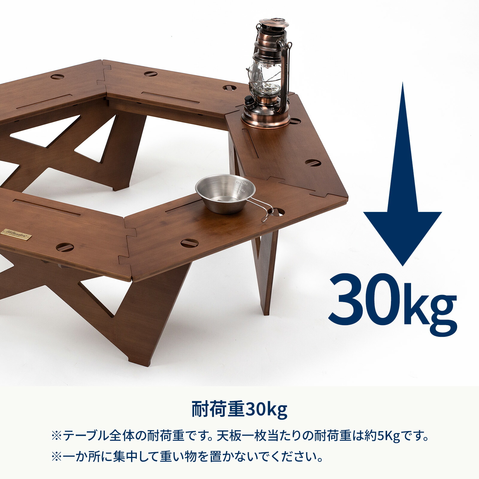 楽天市場】 Hilander(ハイランダー) ヘキサゴンテーブル DAN