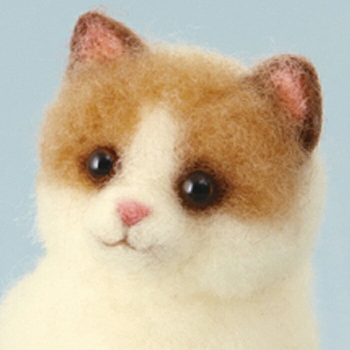 楽天市場】ラグドール 手作りキット フェルト手芸 猫 ぬいぐるみ