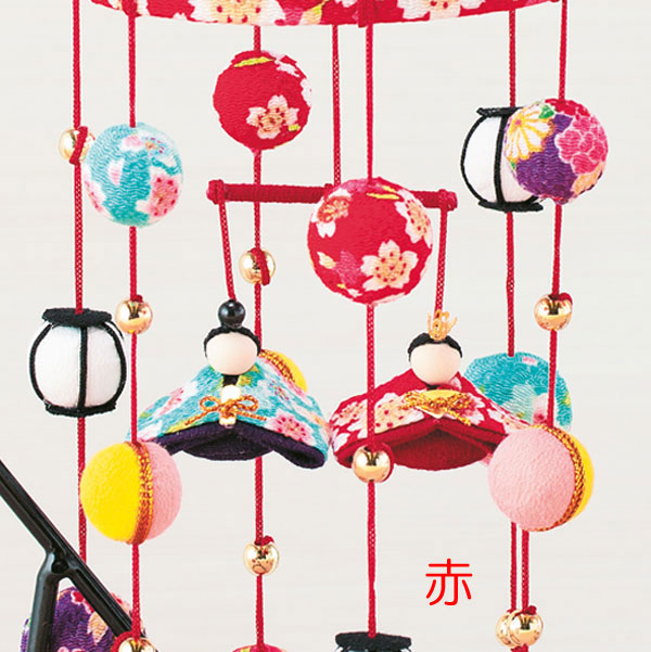 楽天市場】綿付き つるし飾りの雛人形（赤またはピンク）手作りキット