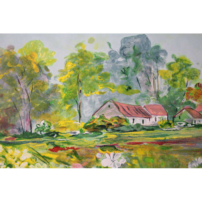 楽天市場】絵画 アンヌ・マリー リトグラフ 版画 『陽のあたる池