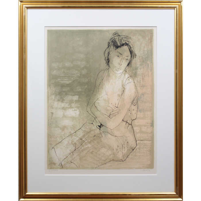 楽天市場】絵画 ジャン・ジャンセン リトグラフ 版画 『憂鬱』 人物