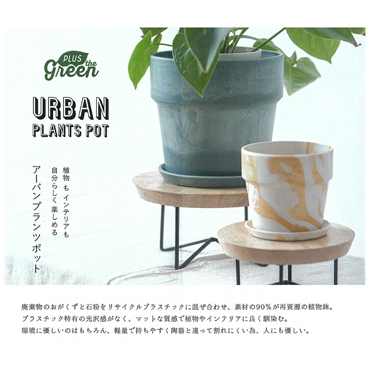楽天市場】【送料無料】 POSH LIVING アーバンプランツポット 8号鉢