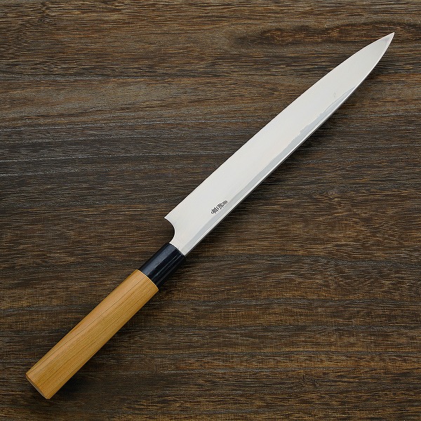 楽天市場】柳刃包丁 片刃 270mm 青紙2号 桜柄 一般家庭向け(和包丁