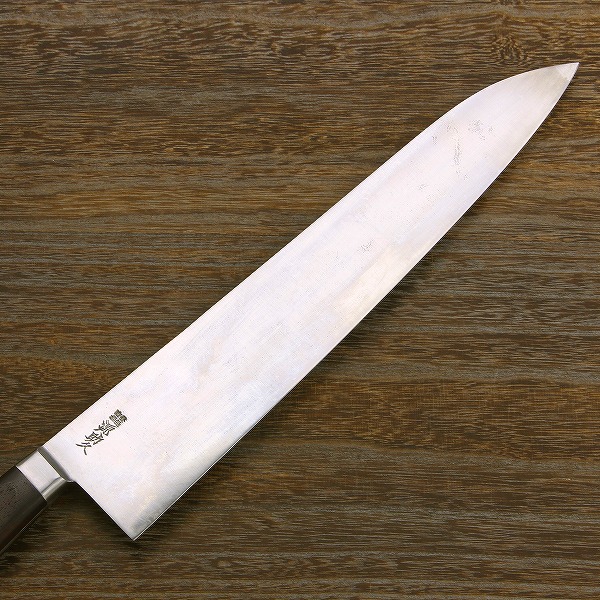 楽天市場】源 助久 牛刀 360mm スウェーデン鋼 共口金付き ツバ付き