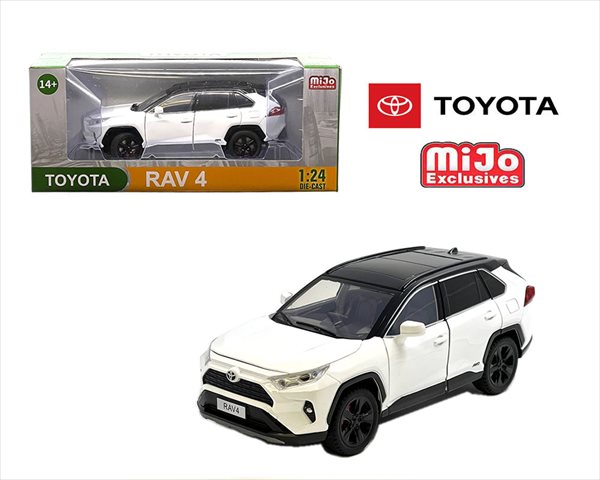 楽天市場】ミニカー 1/24 トヨタ RAV4 白色 Toyota Rav4 Hybrid XSE