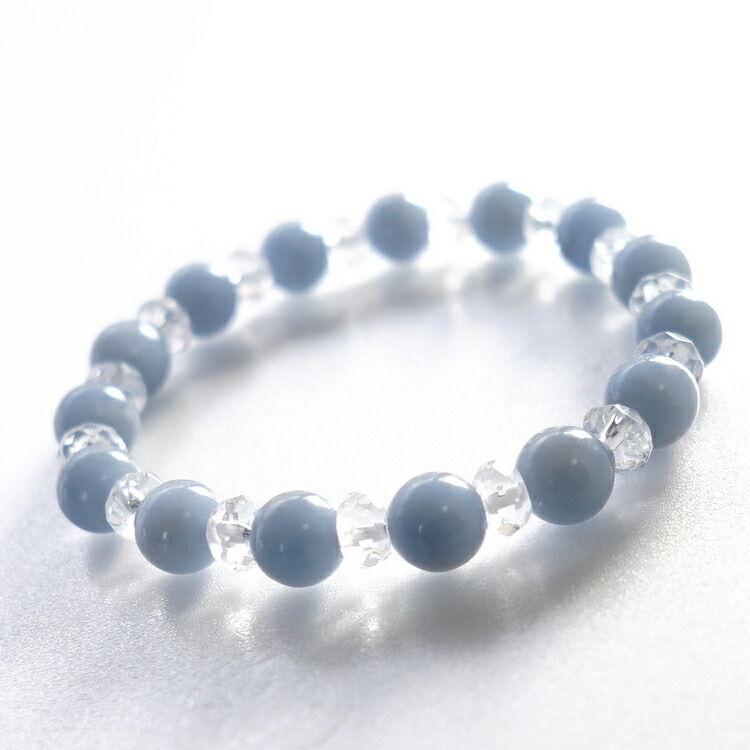 楽天市場】ブレスレット エンジェライト 水晶 パワーストーン 【天使