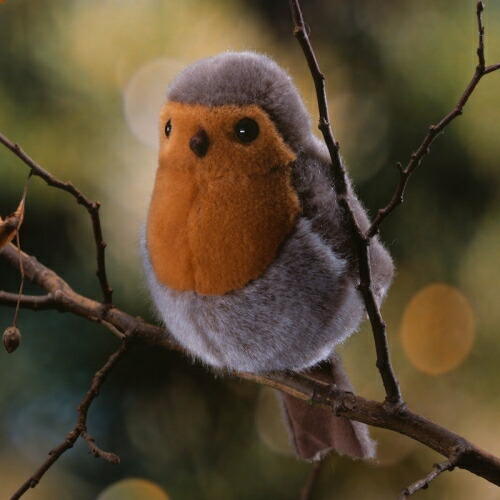 楽天市場】ケーセン ぬいぐるみ Kosen コマドリ 17cm Robin 【 鳥 とり