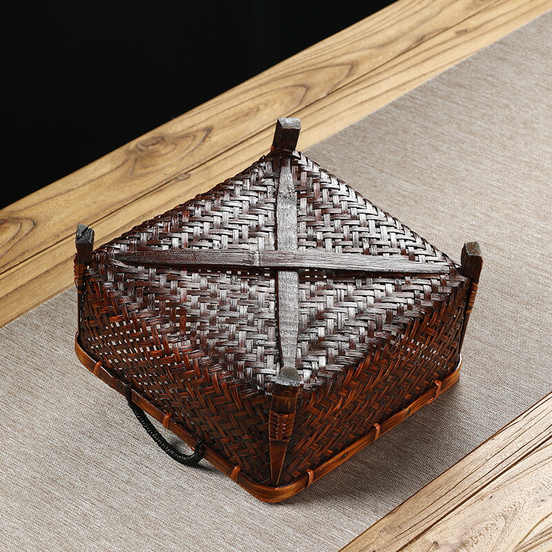 楽天市場】清境Craft 天然竹製 竹かご 小物入れ インテリア 雑貨