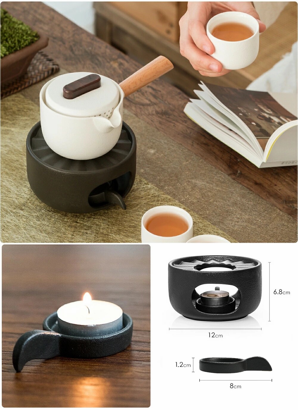 楽天市場】送料無料 IwaiLoft ティーウォーマー キャンドルスタンド