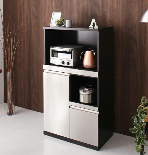 楽天市場】スタイリッシュキッチン収納シリーズ レンジ台の通販