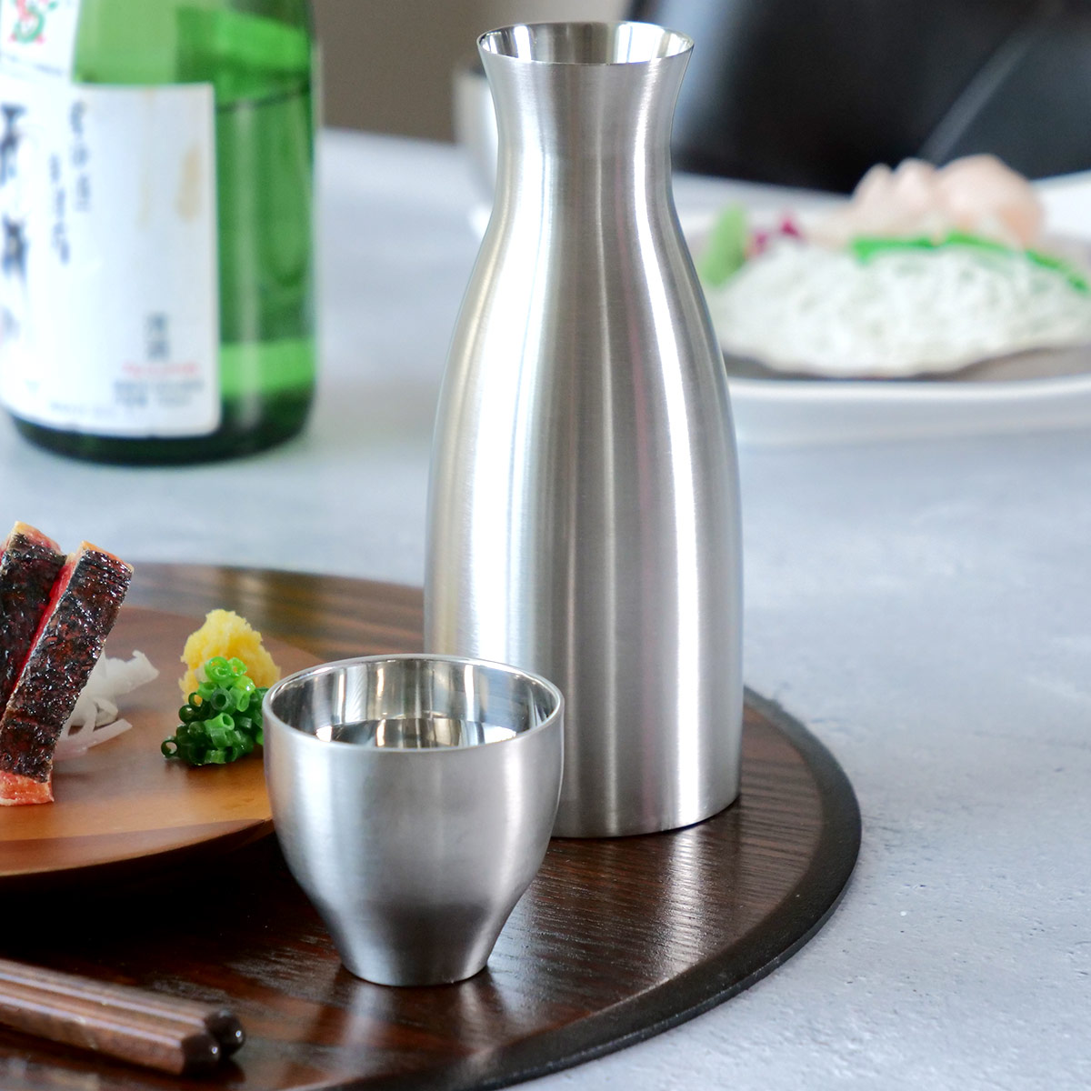 楽天市場】酒器セット 徳利 お猪口 おうち居酒屋 ステンレス （ 送料