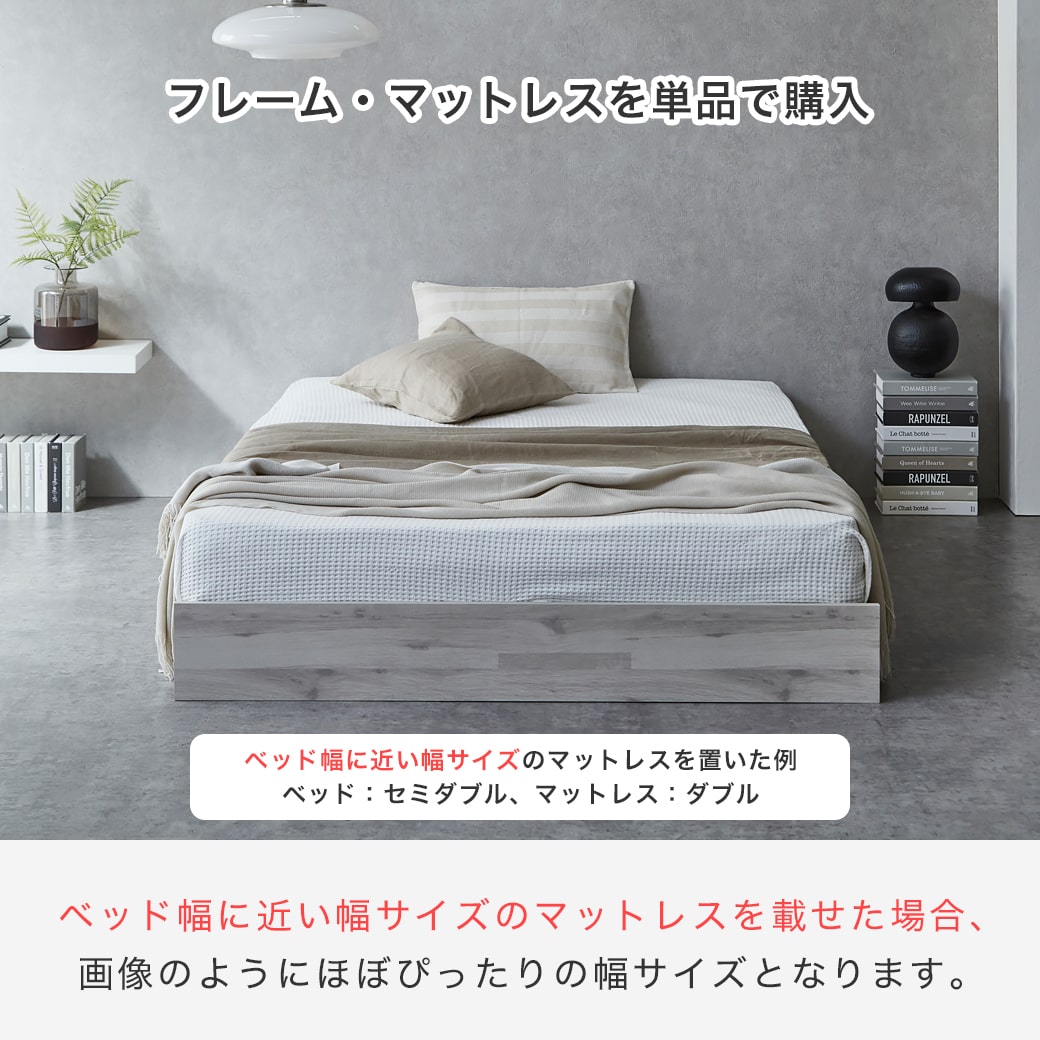 楽天市場】アーデン ベッド ヘッドレス 耐荷重700kgクリア すのこ