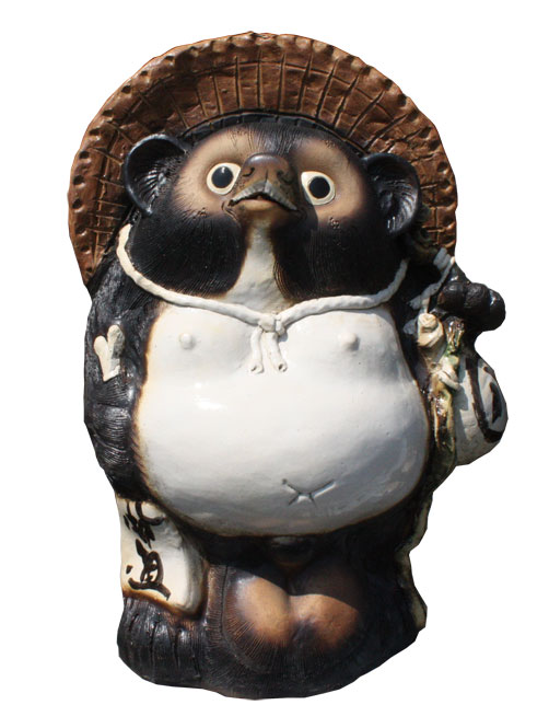 楽天市場】【10%OFF】福ひねり狸 25号 信楽焼 たぬき 陶器 狸 置物