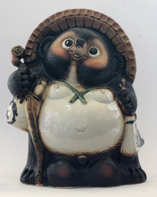 楽天市場】【10%OFF】福ひねり狸 13号 信楽焼 たぬき 陶器 狸 置物