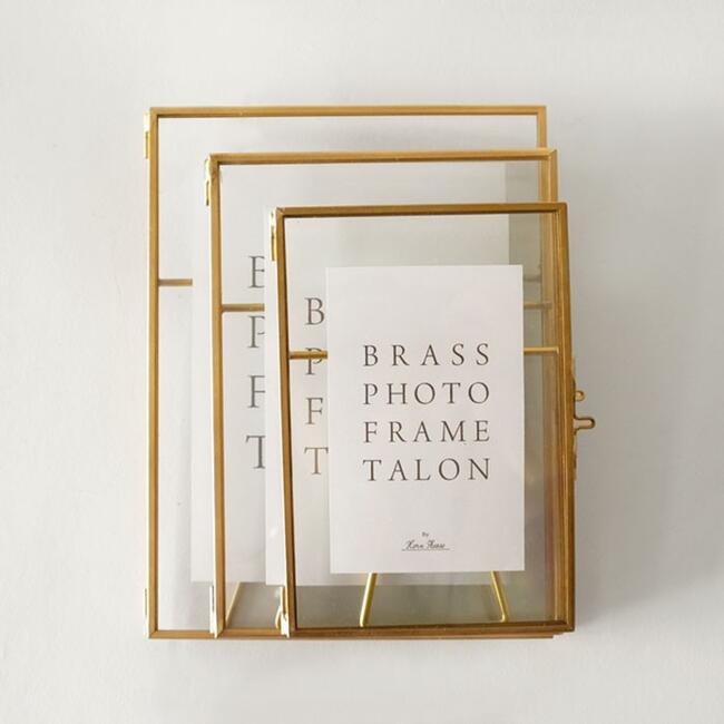 楽天市場】【Horn Please】BRASS フォトフレーム タロン S～L