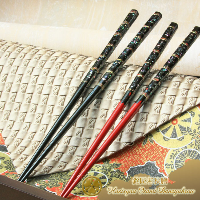 楽天市場】若狭塗箸 螺鈿の通販