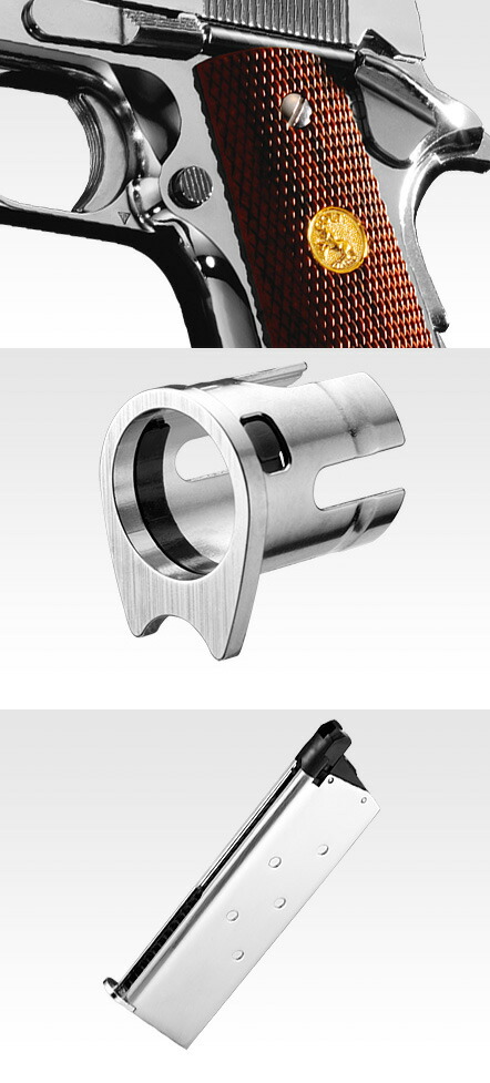 楽天市場】東京マルイ コルト ガバメント シリーズ'70 ニッケル