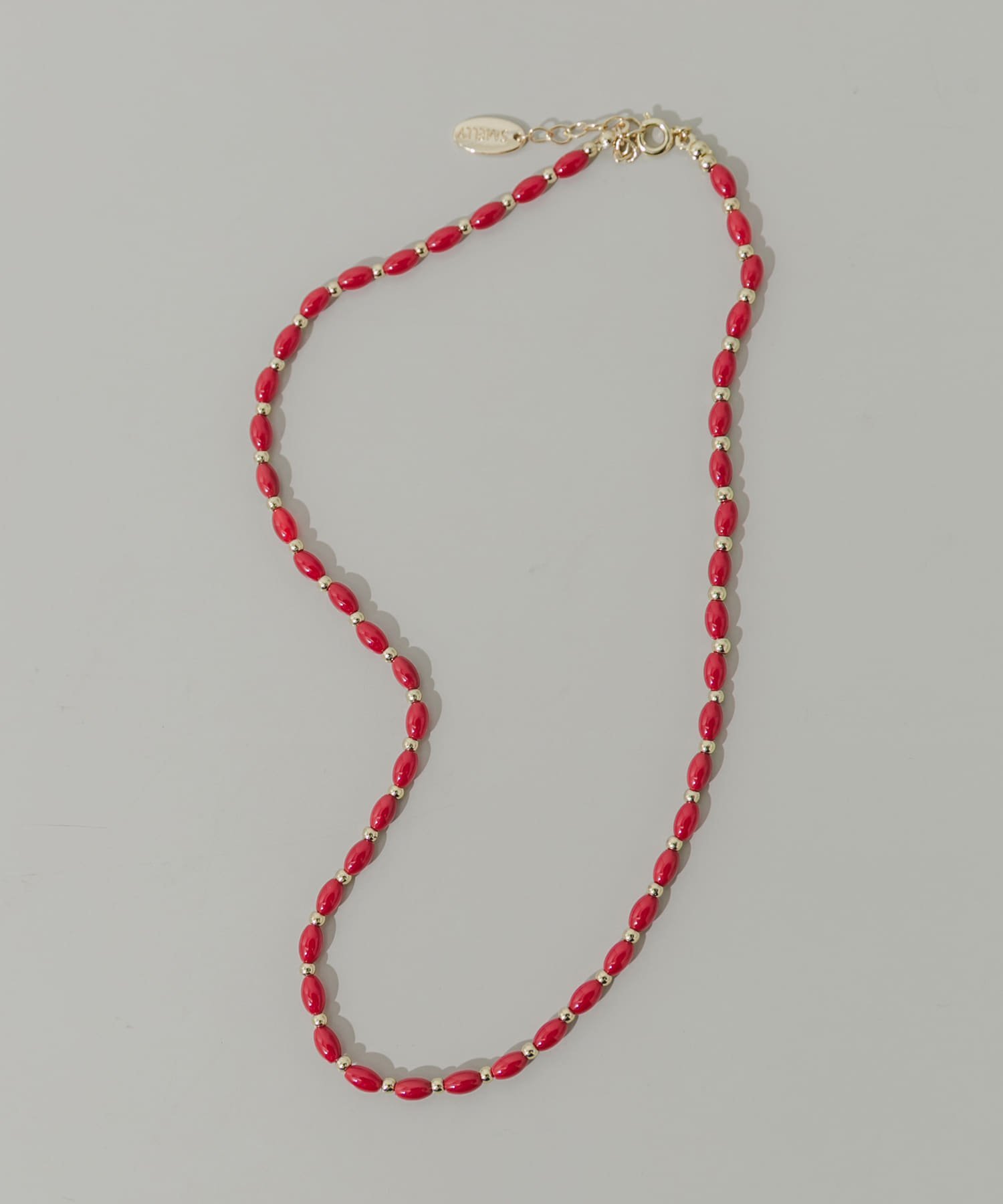 SMELLY｜カラーオーバルビーズネックレス | Rakuten Fashion(楽天