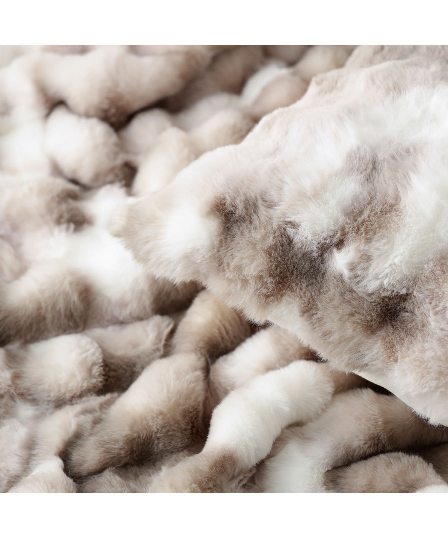 Francfranc｜あったか寝具 もふもふ ポコモコファー 掛け布団カバー