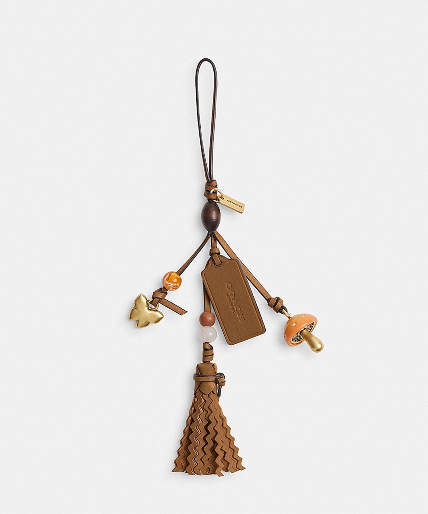 COACH｜【公式】マッシュルーム ヘリテージ レザー バッグ チャーム