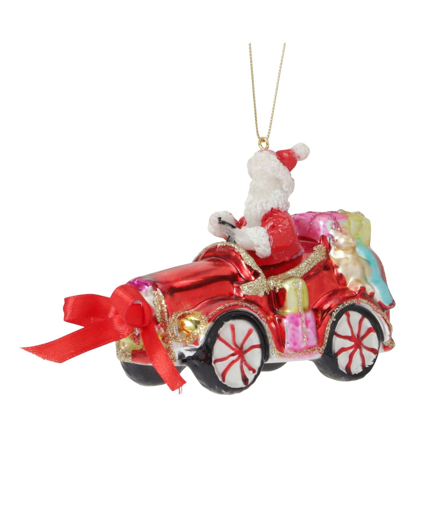 Francfranc｜ガラスオーナメント サンタ カー | Rakuten Fashion(楽天
