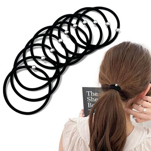 楽天市場】Natunofuヘアゴム黒髪ゴムおしゃれ大人金具付き跡がつかない