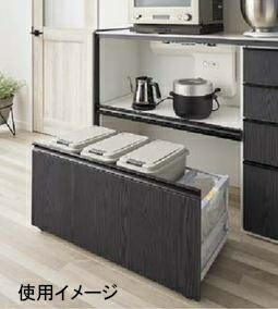 楽天市場】ダストワゴン ダストボックスワゴン 間口90cm用 ゴミ箱