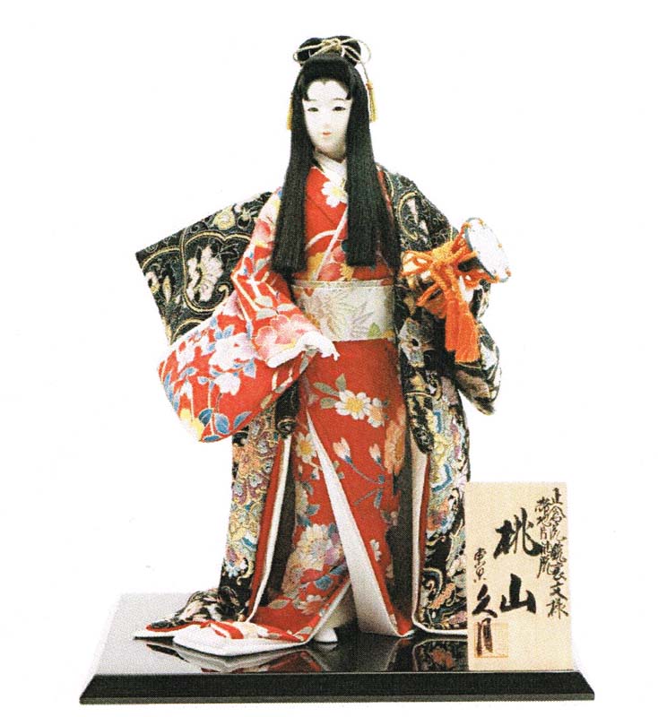 楽天市場】久月作 日本人形（尾山人形） 正倉院鐘裏文様 片袖脱帯地 10