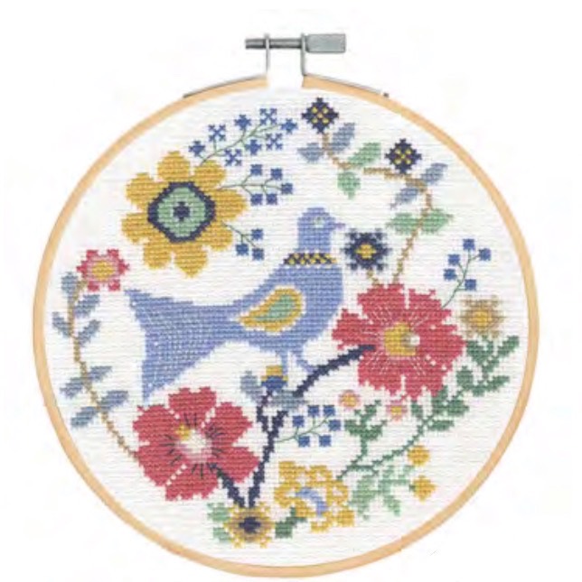 楽天市場】(dmc1929）【お取り寄せ商品】刺繍キット BLUE BIRD 鳥 とり