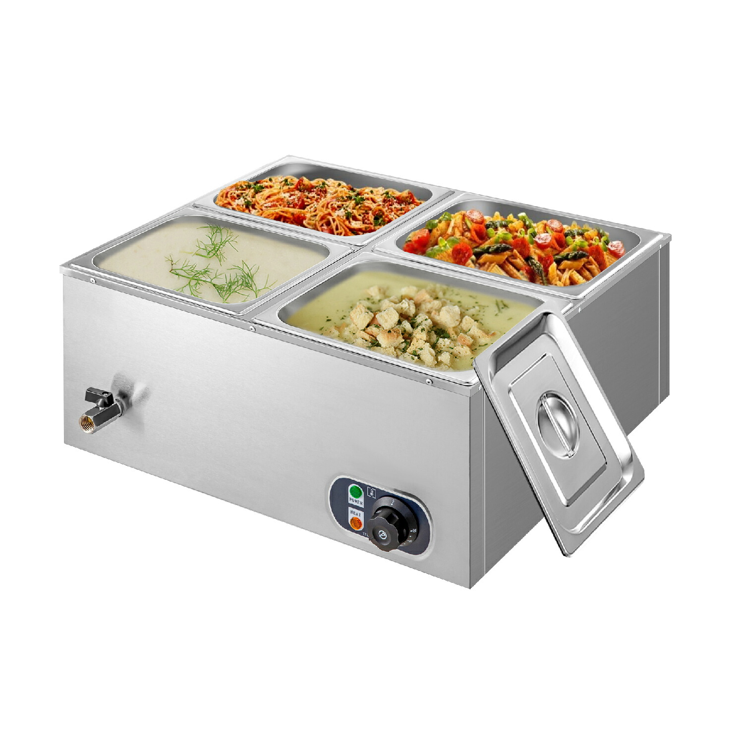 楽天市場】Kurflo 電気式フードウォーマー 1500W 業務用フード