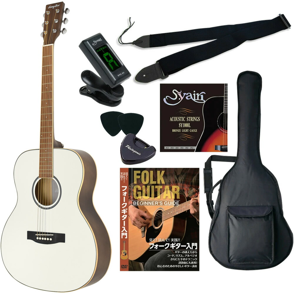 楽天市場】アコースティックギター HONEY BEE W-15/F-15 アコギ