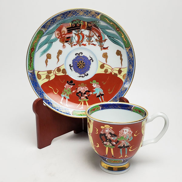 楽天市場】コーヒーカップ コーヒー碗皿 有田焼 染錦オランダ人 珈琲碗