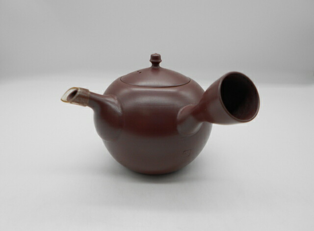 楽天市場】実山作 松彫り丸型急須【萬古焼 万古焼】 [紫泥急須 作家