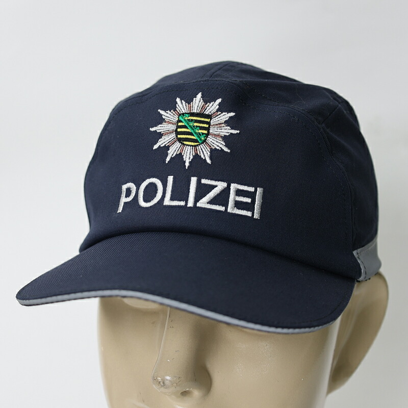 楽天市場】ドイツ警察. POLIZEIロゴ入りキャップ 濃紺 [ザクセン州