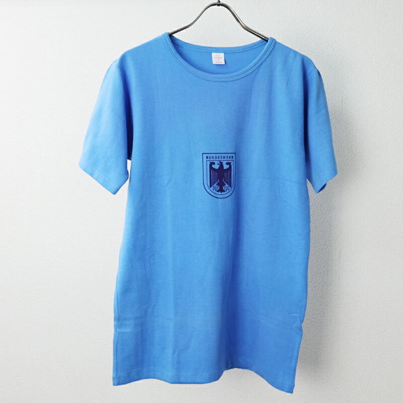 楽天市場】ドイツ連邦軍. スポーツ用ブルーTシャツ(Nr,4) 《実物・新品