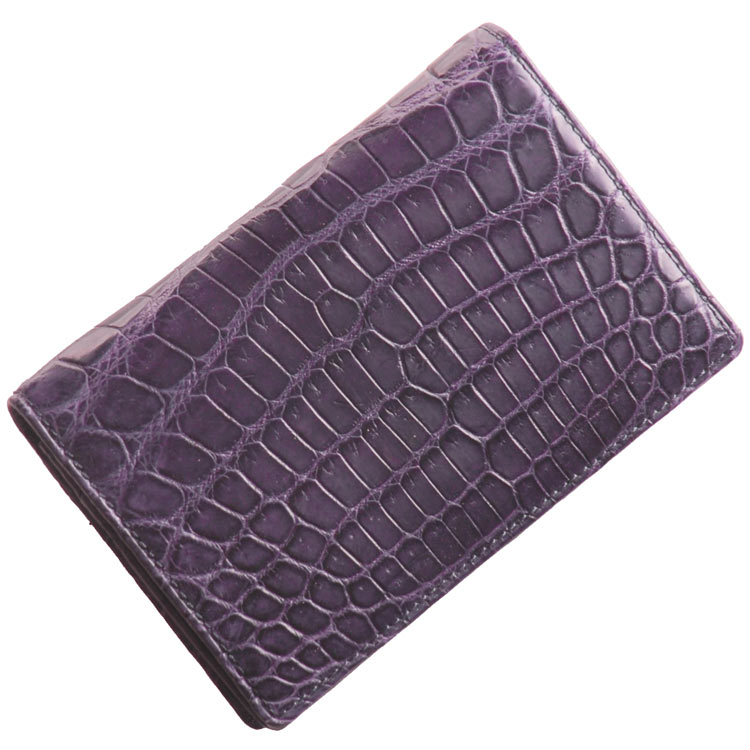 楽天市場】日本製 クロコダイル 名刺入れ カードケース マット加工 一