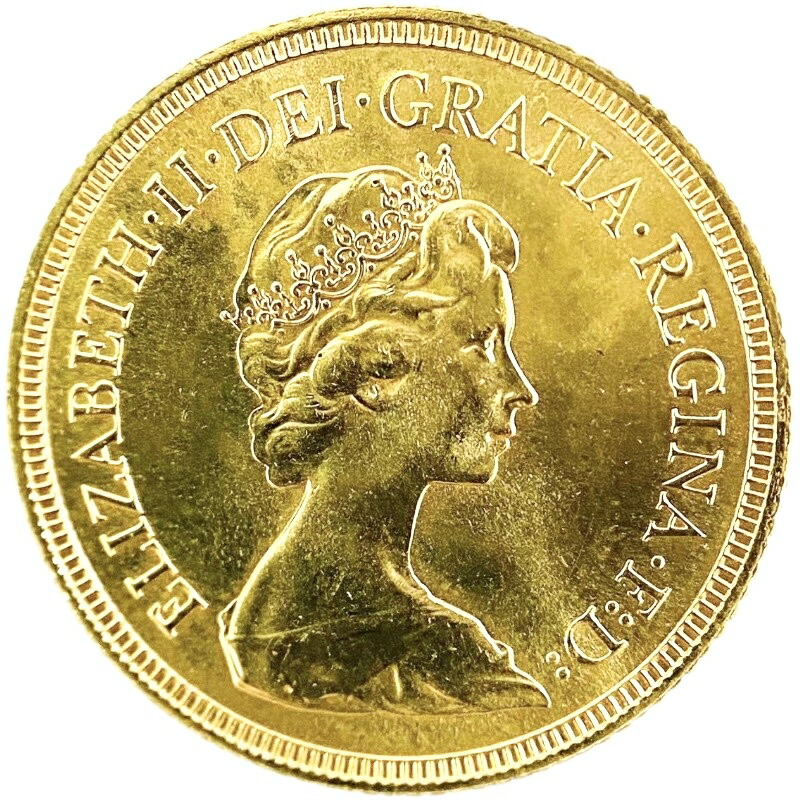 楽天市場】エリザベス2世 金貨 イギリス ソブリン 美品 1981年 22金